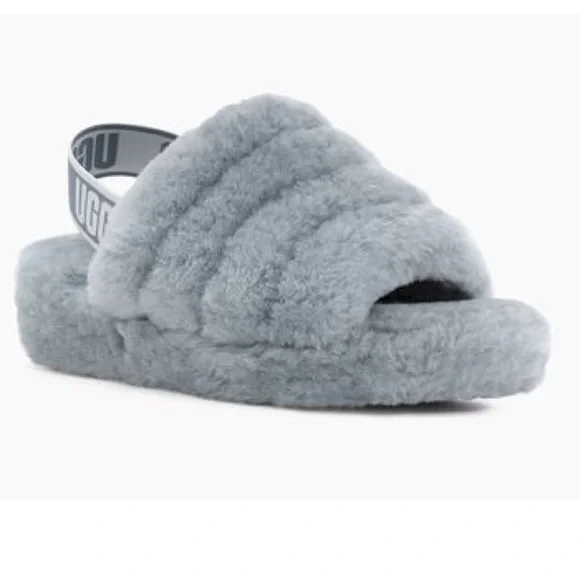 UGG FLUFF YEAH SLIDE COLOR:ASH - Picture 2 of 6